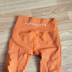 Alphalete halo leggings burnt orange